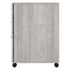 Archivador rodante de 3 cajones gris platino/blanco/gris tormenta – 1 persona