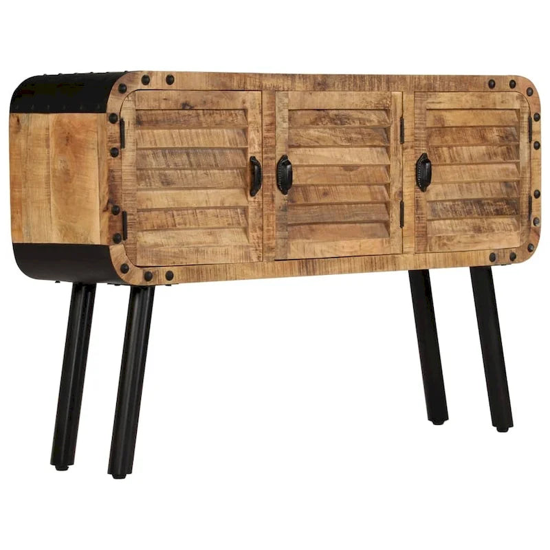 vidaXL Sideboard Solid Mango Wood 47.2x11.8x29.9 - 47.2x11.8x30