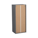 Armario de pared de una puerta gris – 24" An. x 36" Al. x 12" Pr.