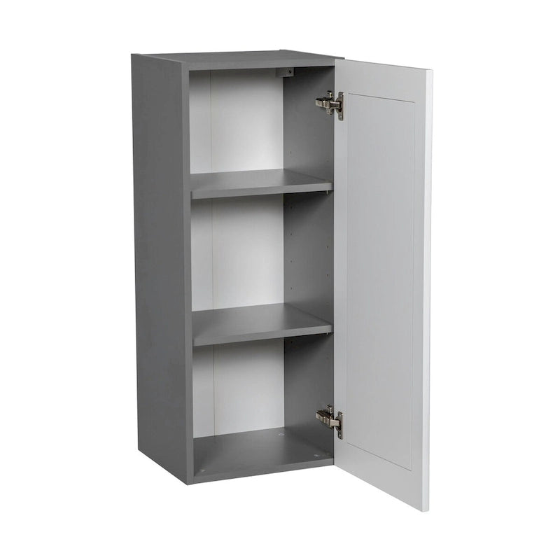 Armario de pared de una puerta gris – 24" An. x 36" Al. x 12" Pr.