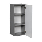 Armario de pared de una puerta gris – 24" An. x 36" Al. x 12" Pr.