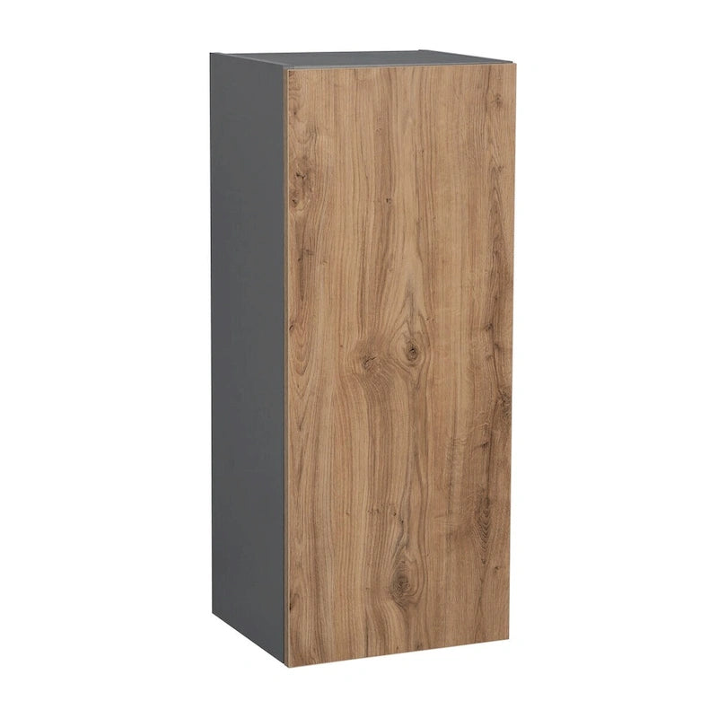 Armario de pared de una puerta gris – 24" An. x 36" Al. x 12" Pr.