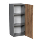 Armario de pared de una puerta gris – 24" An. x 36" Al. x 12" Pr.