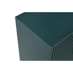 Aparador/armario de almacenaje de 4 puertas blanco/verde, montaje para 1 persona