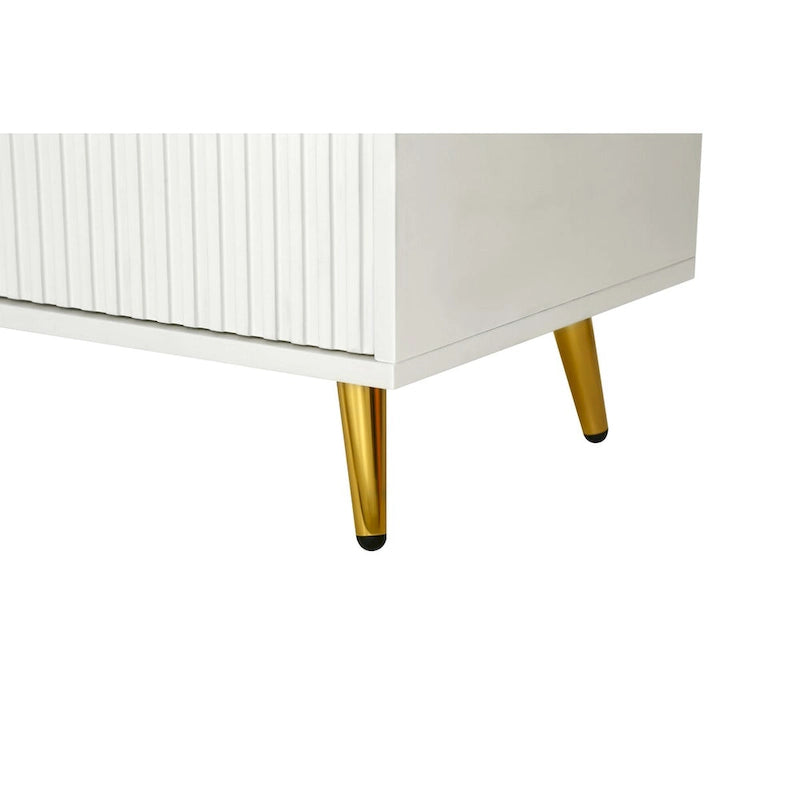 Aparador/armario de almacenaje de 4 puertas blanco/verde, montaje para 1 persona