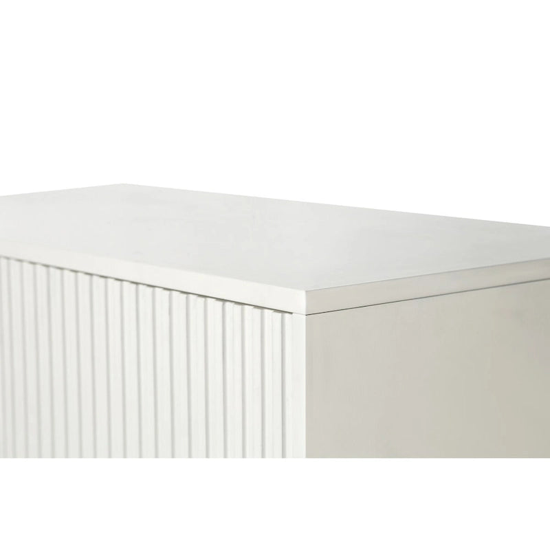 Aparador/armario de almacenaje de 4 puertas blanco/verde, montaje para 1 persona