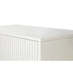 Aparador/armario de almacenaje de 4 puertas blanco/verde, montaje para 1 persona