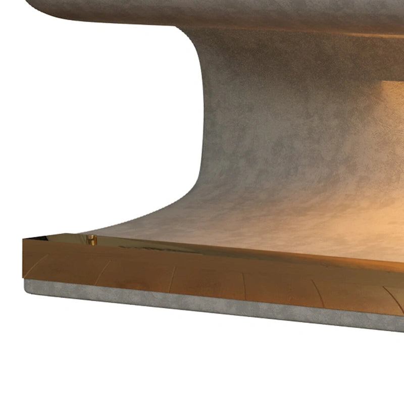 Banco de entrada tapizado en piel beige/gris con luz LED con sensor – Otomana de 1 asiento