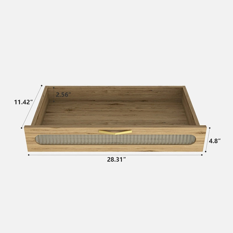 Mueble bar de café de 2 puertas marrón – 1 persona, madera y metal