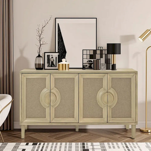 59.84Elegant Vintage 4-Door Cabinet