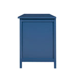 Mueble de TV de 71" con puertas de cristal – Azul / Blanco / Verde