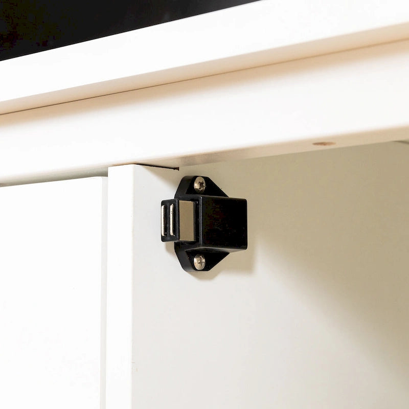 Mueble de TV de 71" con puertas de cristal – Azul / Blanco / Verde