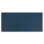 Aparador / Búfet de veta de madera blanco/azul marino con patas de metal - 2 puertas