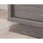Archivador lateral de 2 cajones con estante abierto, tamaño carta/oficio, para 1 persona, modelo Chalk Oak