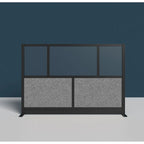 Divisor de Ambientes con Marco Negro – Pared Inicial de 70"x48", 1 Panel