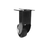 Archivador móvil de 2 cajones, negro/blanco, con cerradura, para 1-2 usuarios